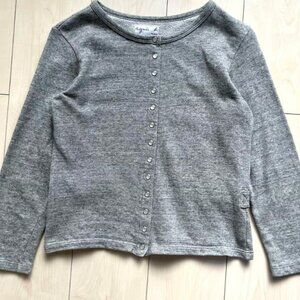 Vintage Agnes b. Cardigan Pression Grey
